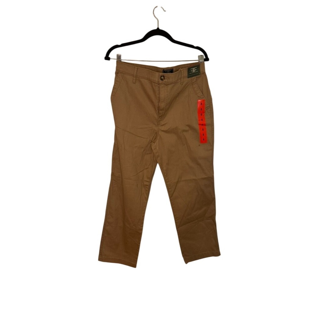G.H. Bass & Co. Womens Brown Chino Ankle Pants Size‎ 8 New with Tags